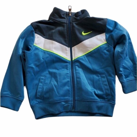 Nike Gray & Blue Track Suit - Picture 2 of 5